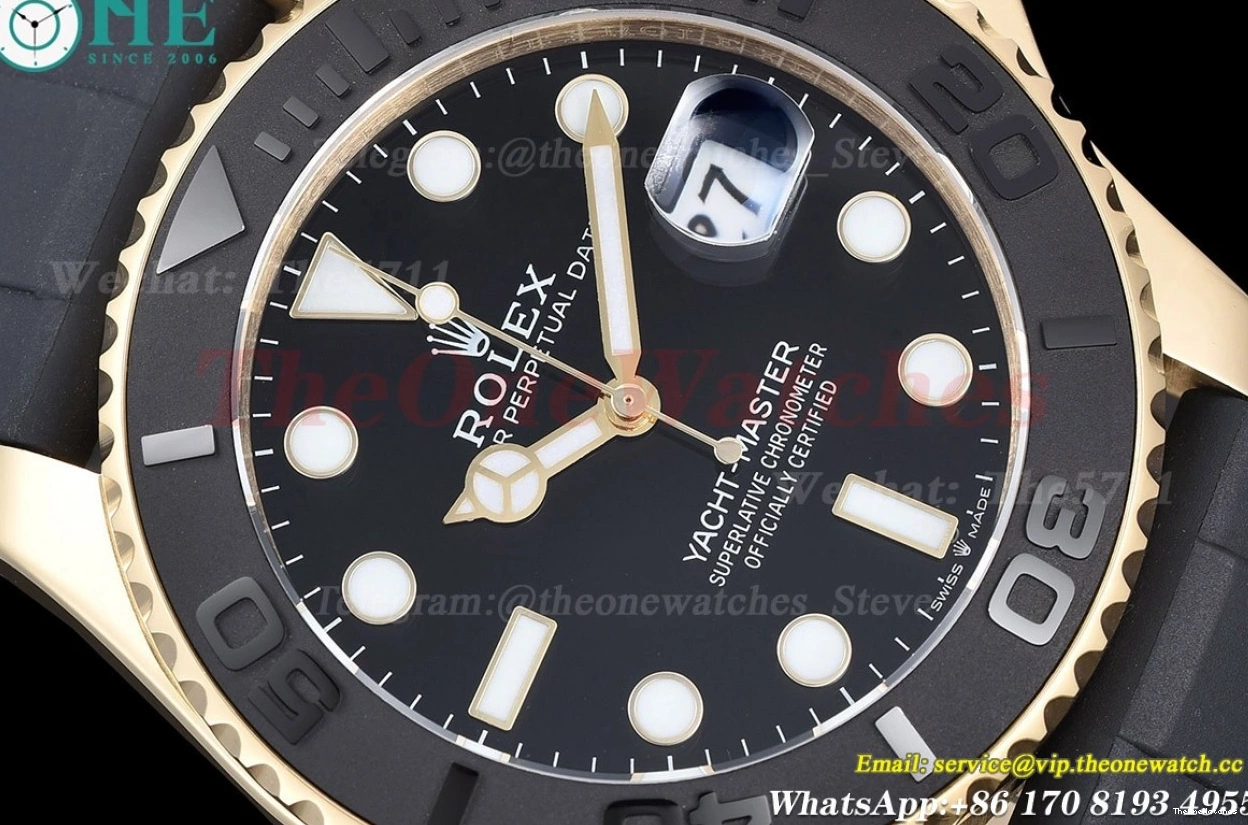 226658 SS 42mm Yacht-Master Dot MY8215 YG Black GDF 0205